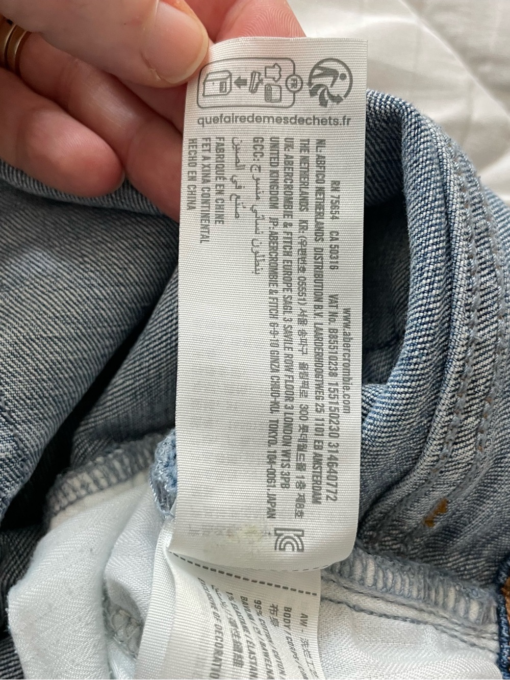 Abercrombie Curve Love Ankle Straight Jeans 31/12 Ultra High Rise Blue - Picture 8 of 10